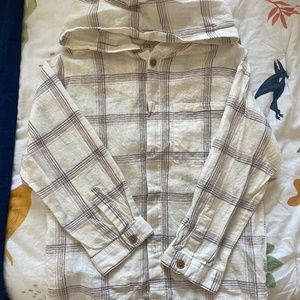 Zara hooded shirt-LIKE NEW
